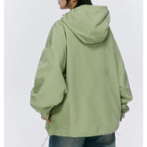 Unisex Jacket Zipper Mechanical Style Outdoor Jacket Coat Hooded Jacket